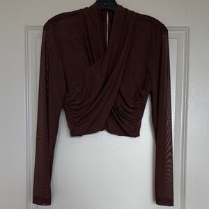 Revolve Bardot Brown Women's Top